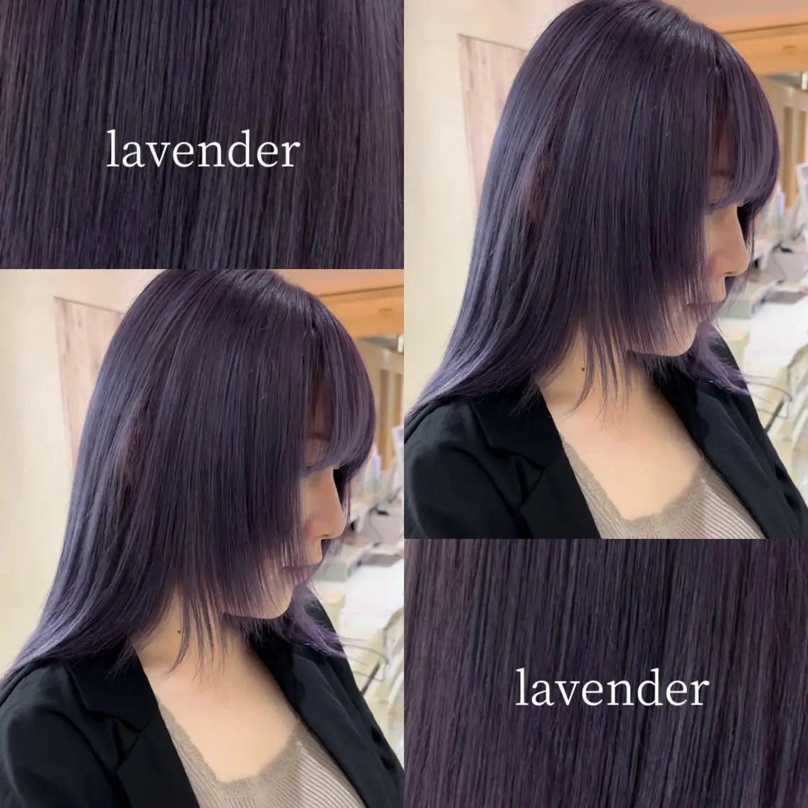 ミディアム カラー ヘアカラー トリートメント kotone🦋艶髪 似合わせカットカラーのヘアスタイル