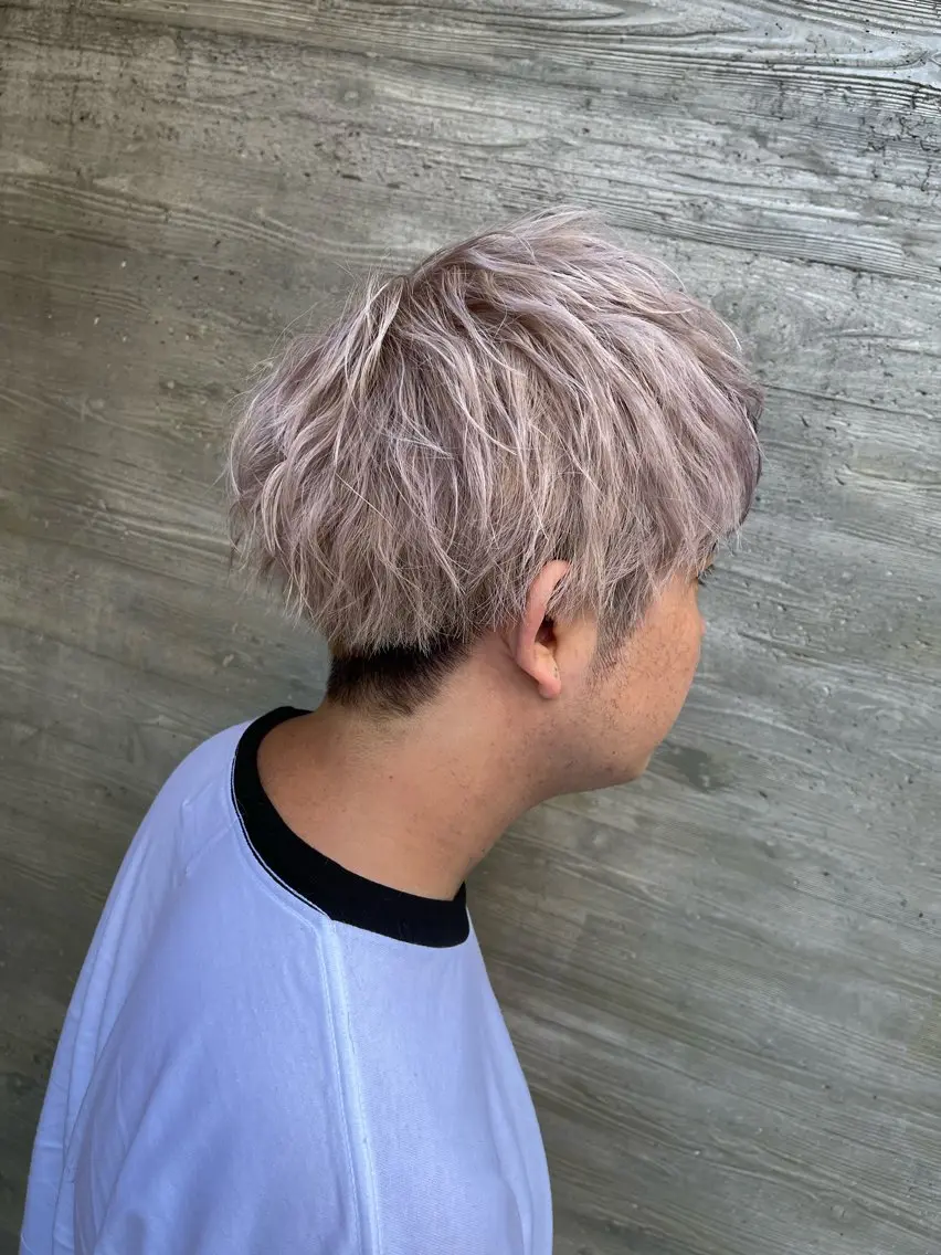 ショート カラー カット ヘアカラー トリートメント オージュアソムリエ DAIKI⭐️のヘアスタイル