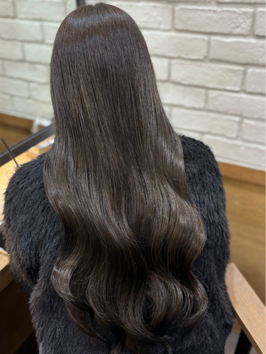 ロング カット ヘアカラー トリートメント 🫧透明感カラーピ ンクカラー🫧maiのヘアスタイル