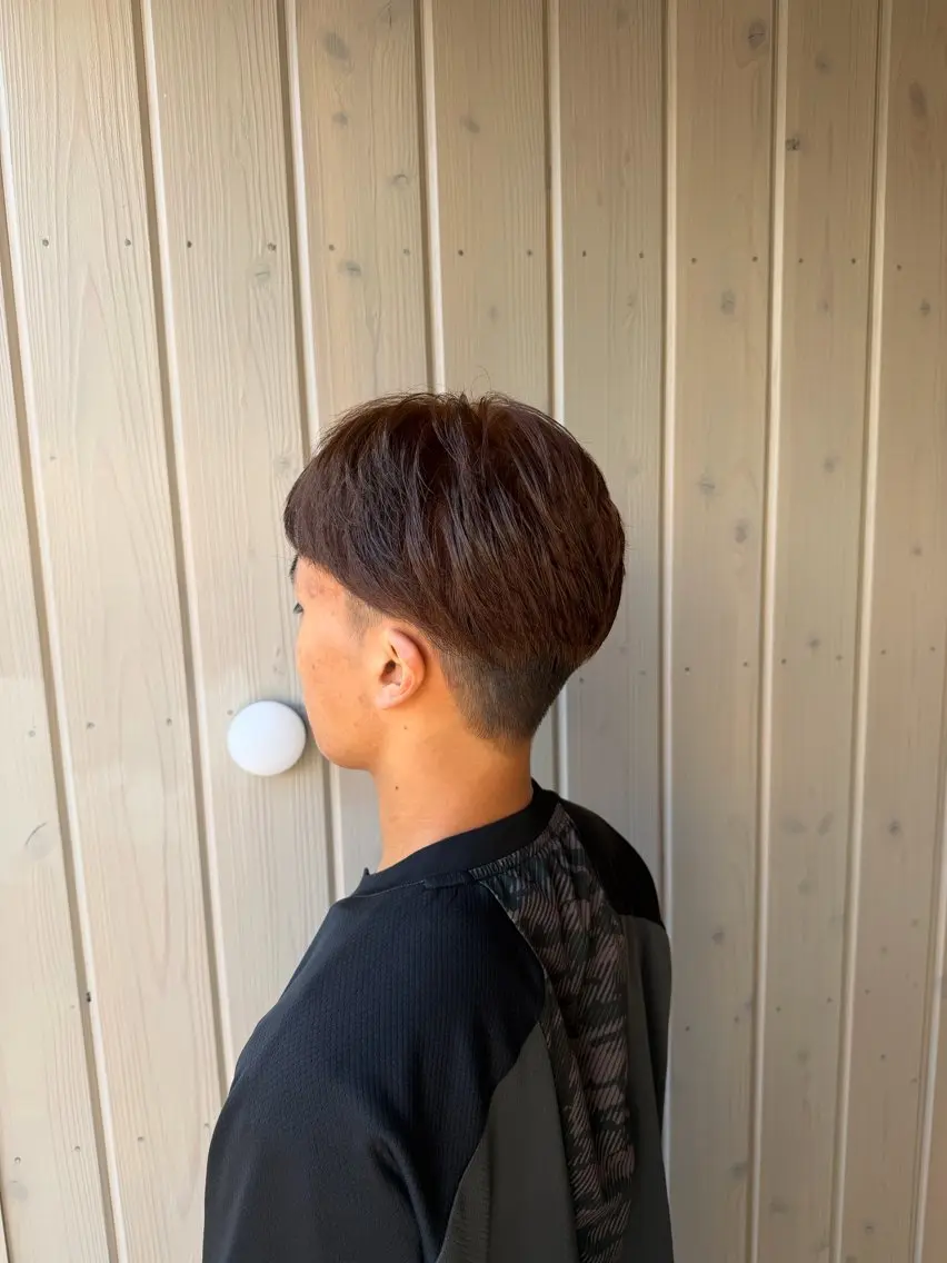 ショート カラー メンズ 國方 顕史のヘアスタイル