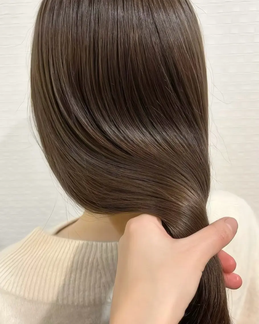 カラー カット ヘアカラー トリートメント 柔らか垢抜けｶﾗｰと ｶｯﾄ🫧ASUKAのヘアスタイル