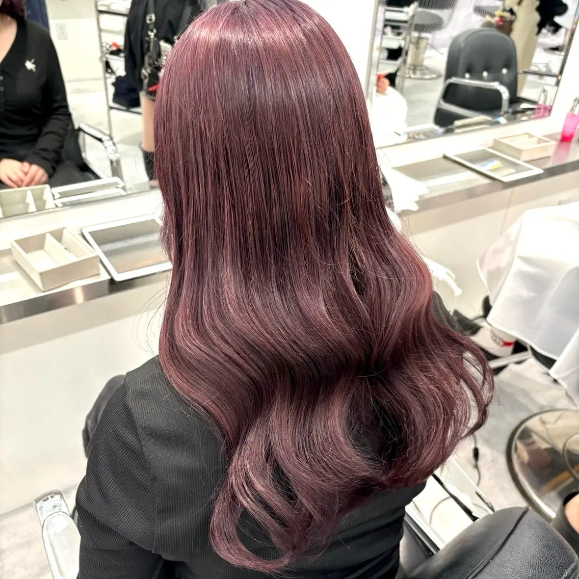 ロング カラー ヘアカラー ParveMix 楠本結菜💟のヘアスタイル