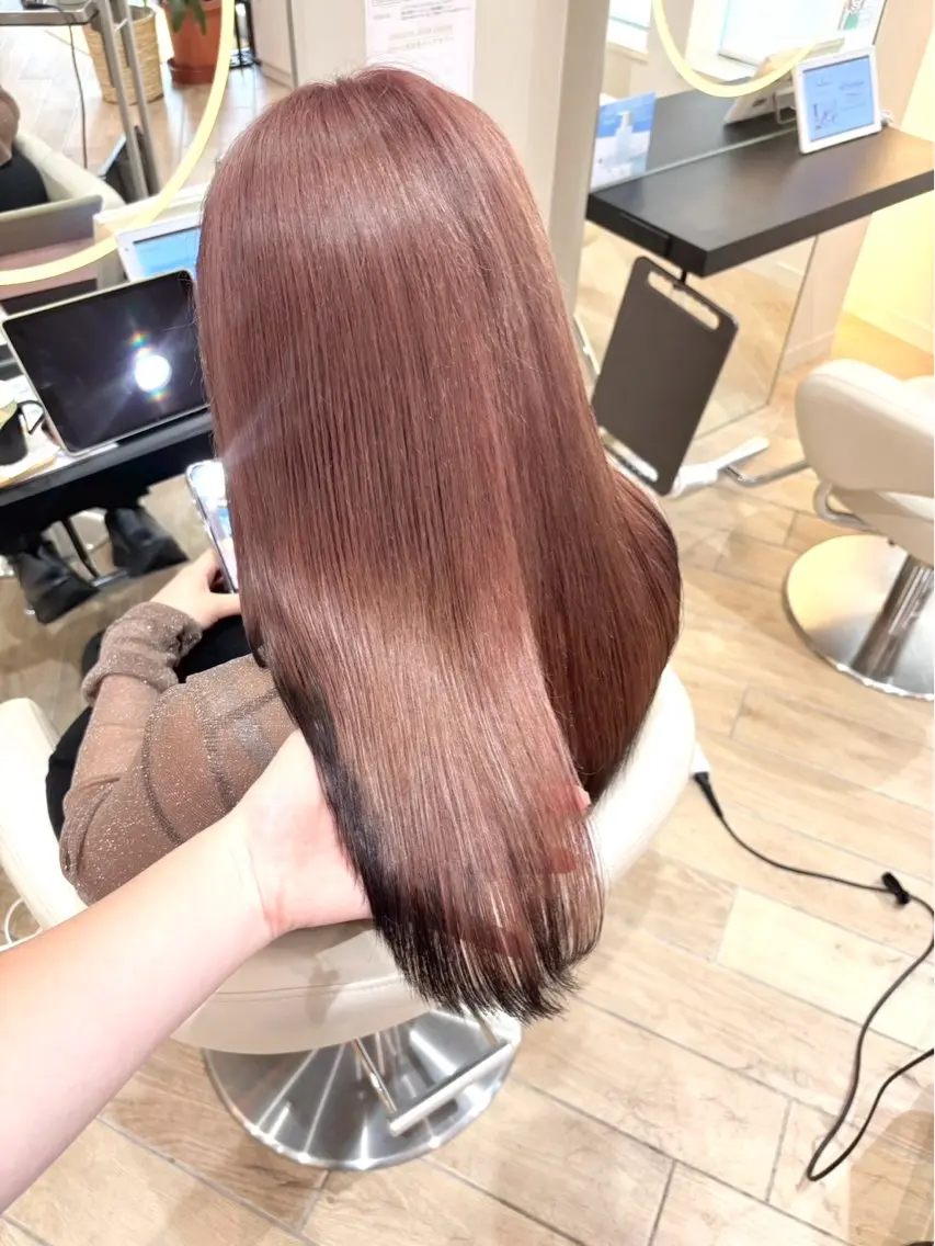 周りと差がつく垢抜けヘア🎀【ブリーチありダブルカラー➕メンテナンスカット➕保湿トリートメント💇‍♀️🤍】の写真