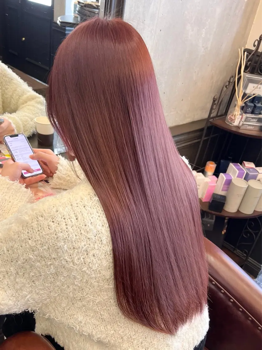 ブリーチ無しダブルカラー+トリートメントの写真