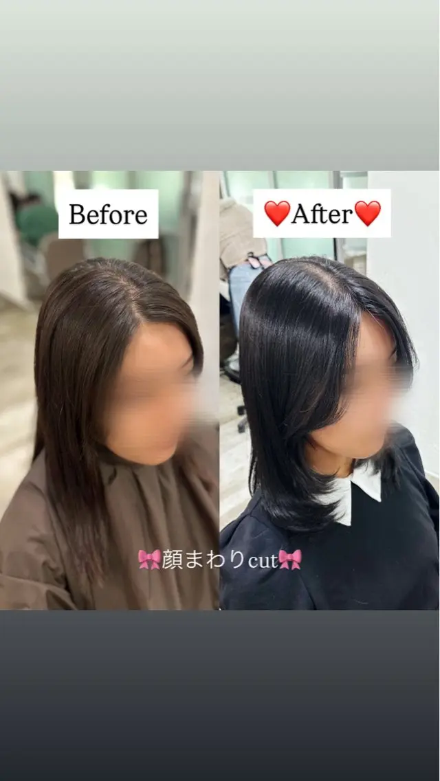 ミディアム 顔まわりレイヤー レイヤーカット 🤎モデル募集/韓国 ヘア/MIYU🤎のヘアスタイル