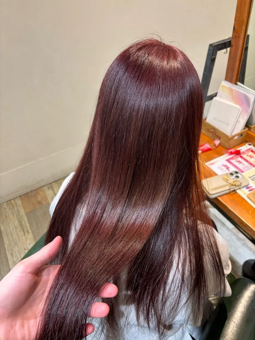 ロング カラー 髪質改善・ 縮毛矯正・清水天空のヘアスタイル
