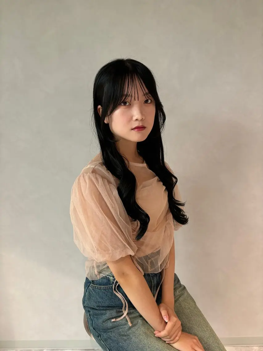 ロング 顔周りカット 細山田 りゅうせいのヘアスタイル