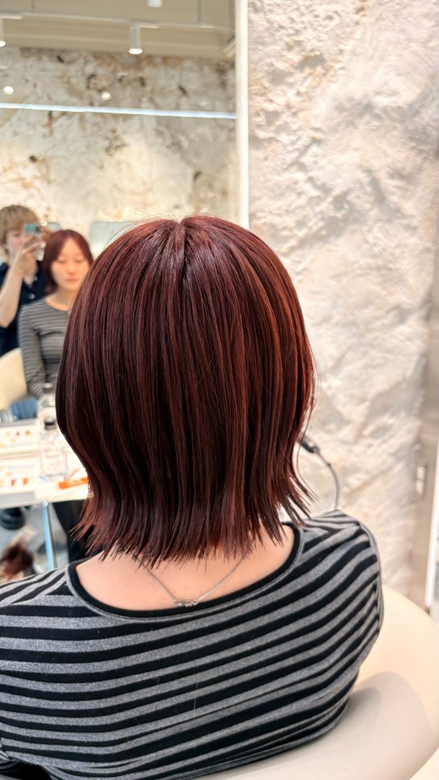 ショート ボブ くびれヘア 顔まわりレイヤー 顔周りカット 髪質改善 カット トリートメント 大宮/似合わせボブ レイヤー/透明感/歩のヘアスタイル