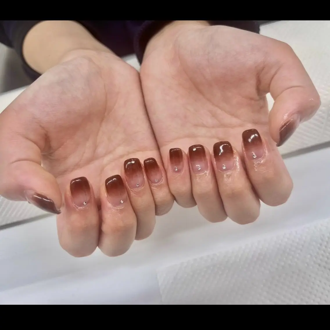 ネイル フラッシュネイル フットネイル フレンチネイル ジェルネイル ラメ(グリッター) ハンドネイル ネイルサロン ⭐︎Linoのその他イメージ