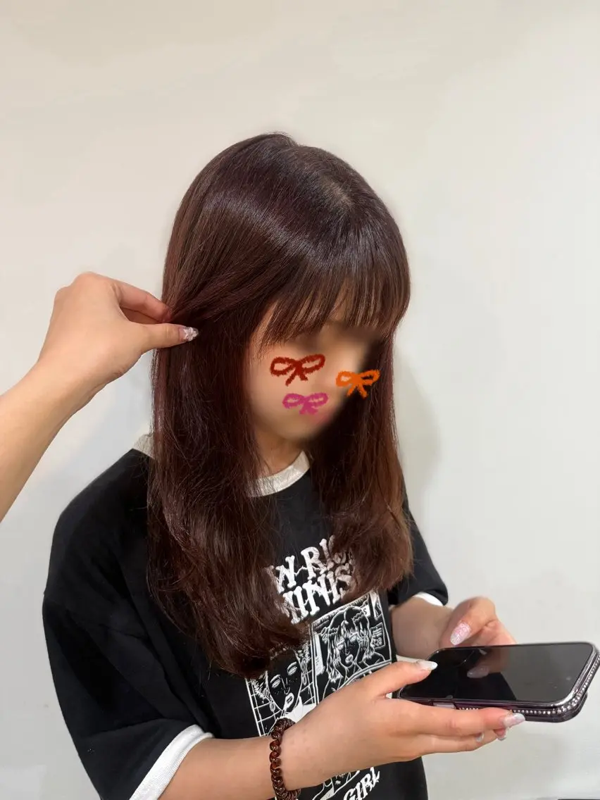 ロング カラー 縮毛矯正 ヘアカラー トリートメント 🌞Sol🌛玉田 楓のヘアスタイル