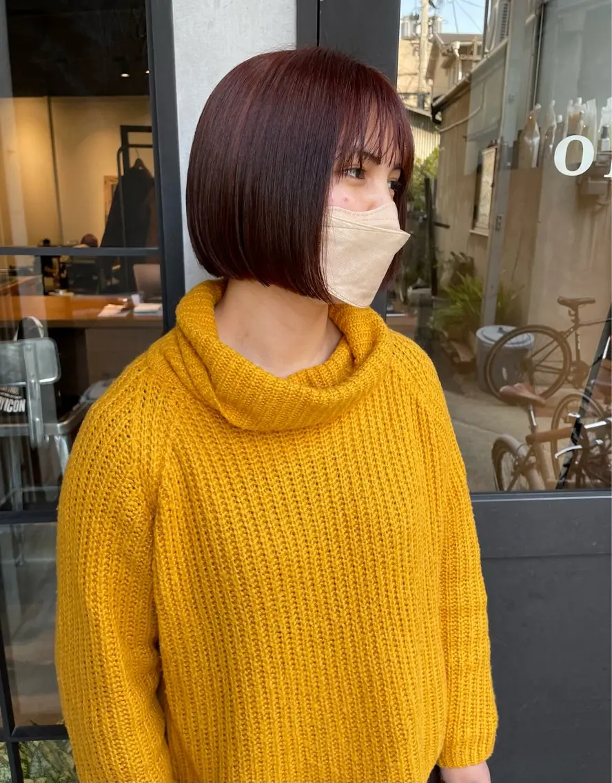 ショート カット ヘアカラー トリートメント ボブ／パーマ指名 No. 1🍃れんとのヘアスタイル