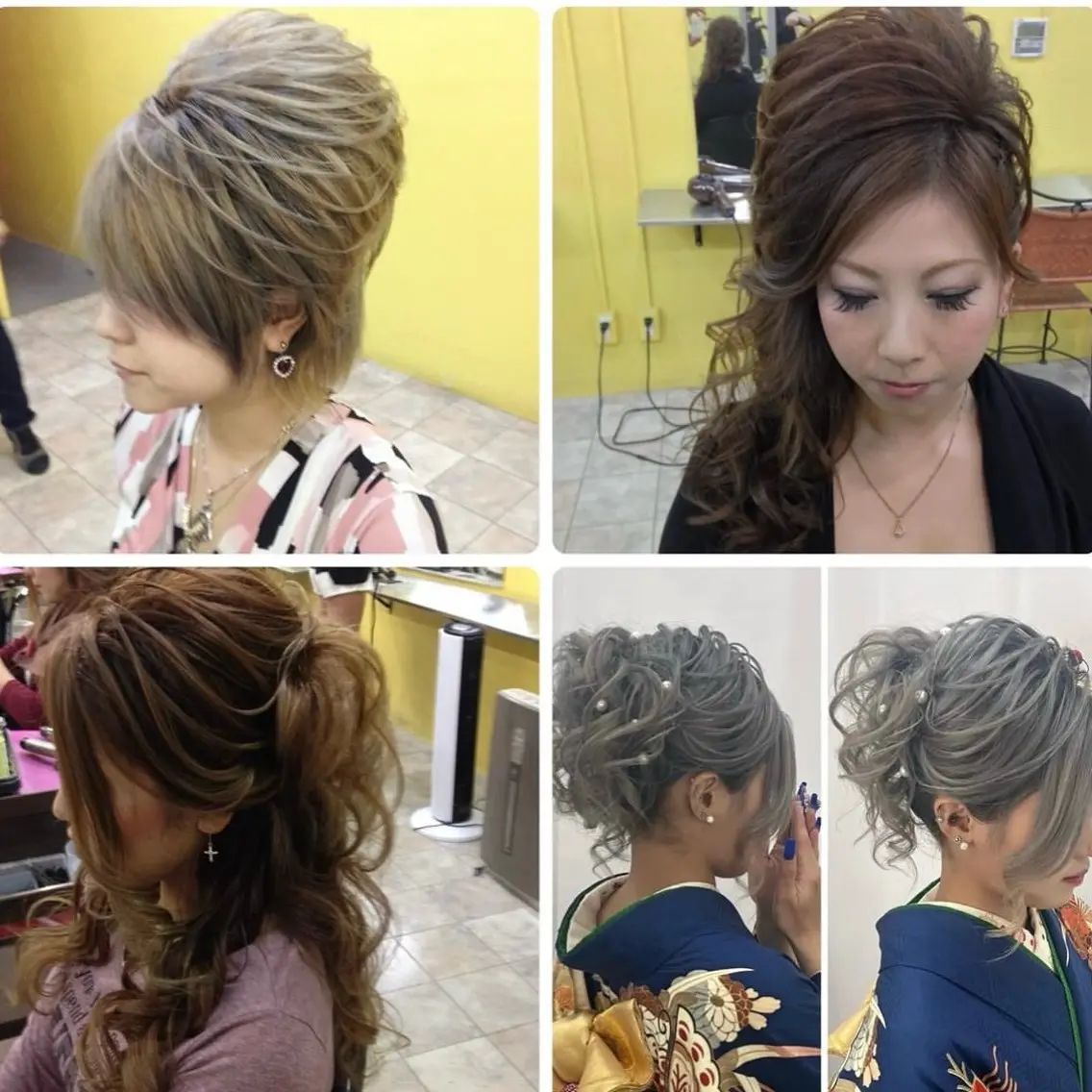 玉城 里奈のヘアスタイル