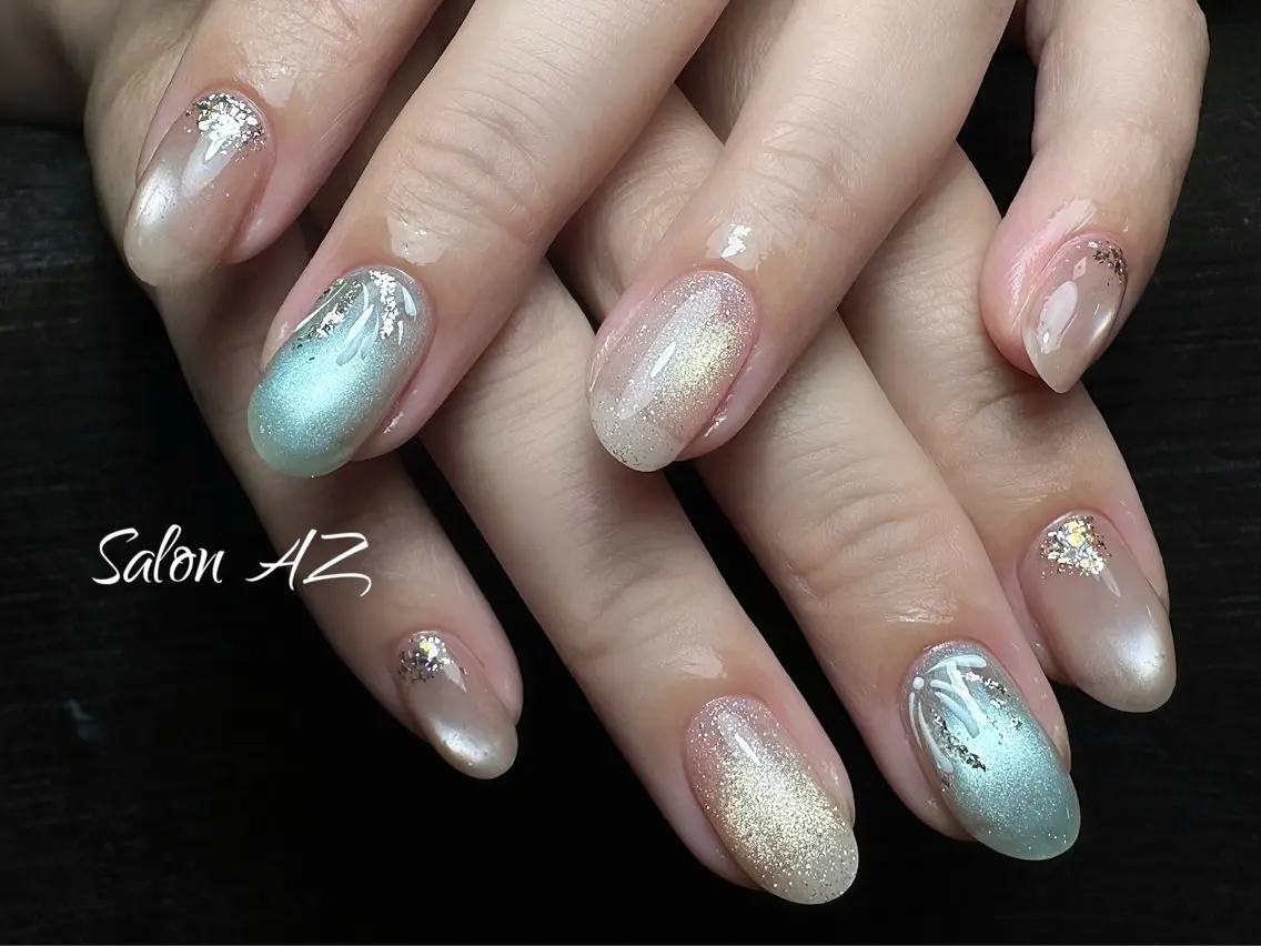 ネイル オフィスネイル ハンドネイル salon AZのネイルデザイン