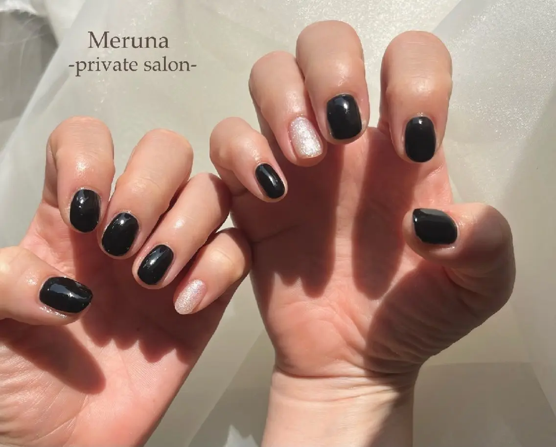 ネイル ワンカラーネイル ハンドネイル Meruna .ﾒﾙｰﾅ.のネイルデザイン