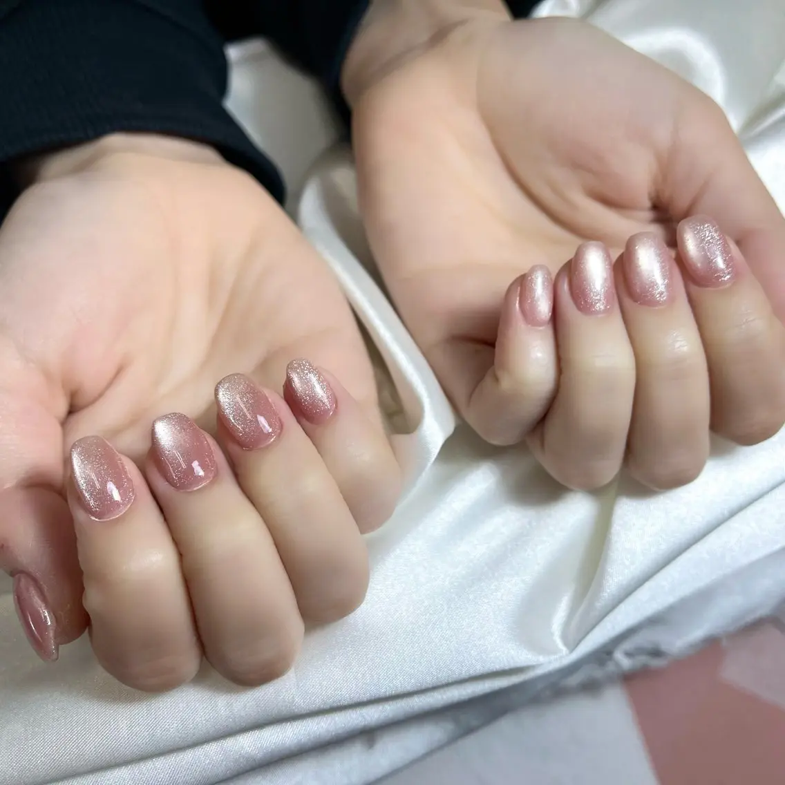 ネイル チークネイル 桜ネイル 長さ出し フットネイル ジェルネイル ハンドネイル Maika's nailのネイルデザイン