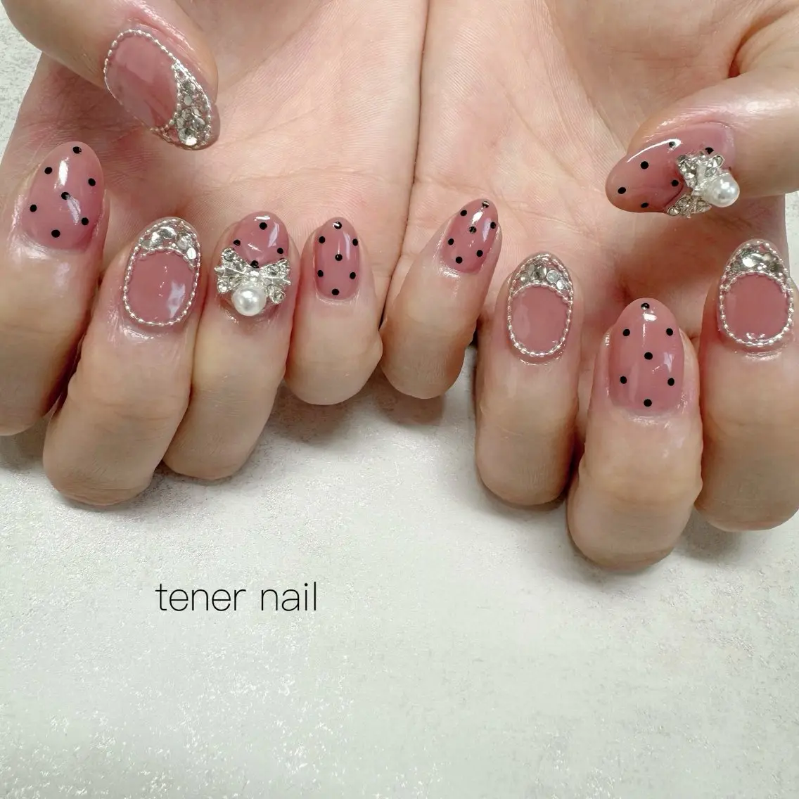ネイル キラキラネイル ハンドネイル テネルネイル tener nailのネイルデザイン