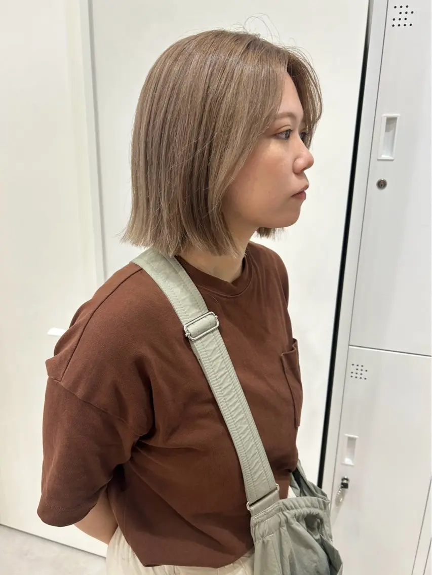 カラー カラー/ブリーチ モデル募集 柴田のヘアスタイル