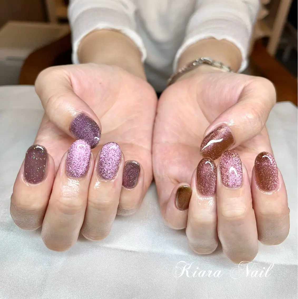 ネイル マグネットネイル 🍭Kiara Nail🍭のネイルデザイン