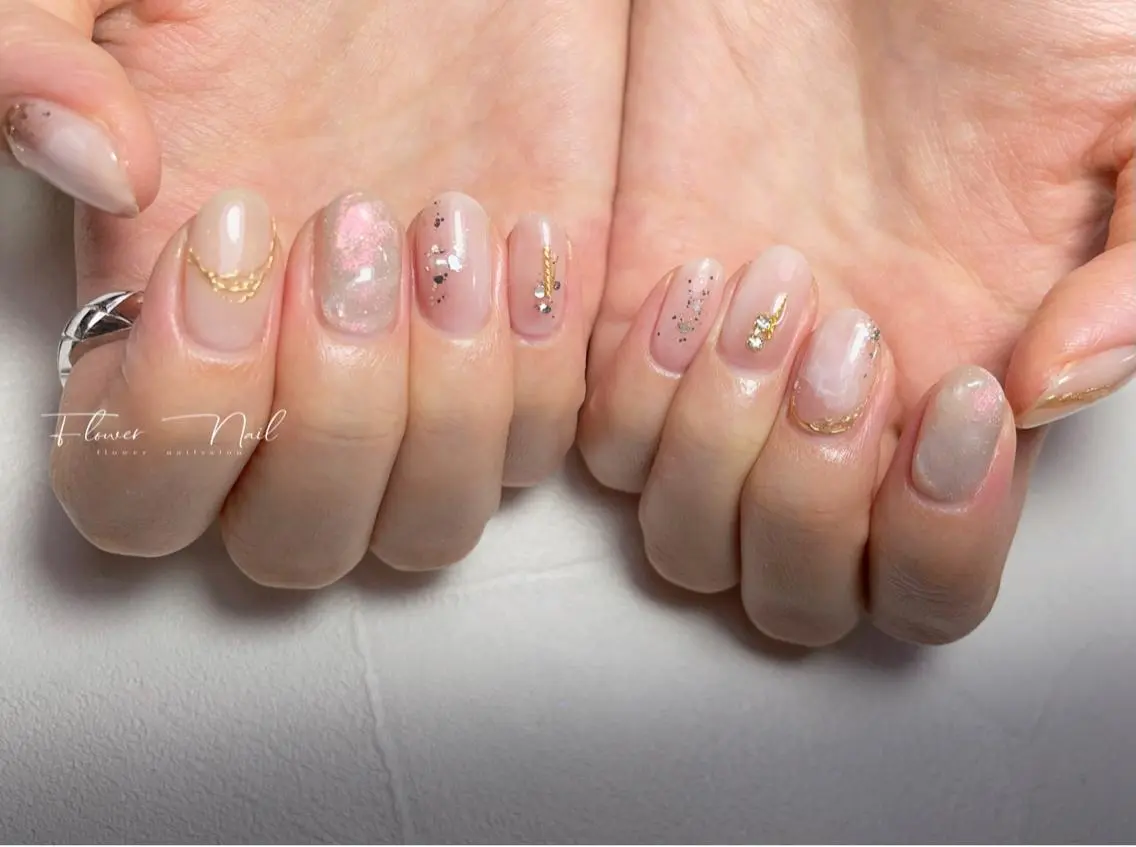 ネイル Flower nailのネイルデザイン