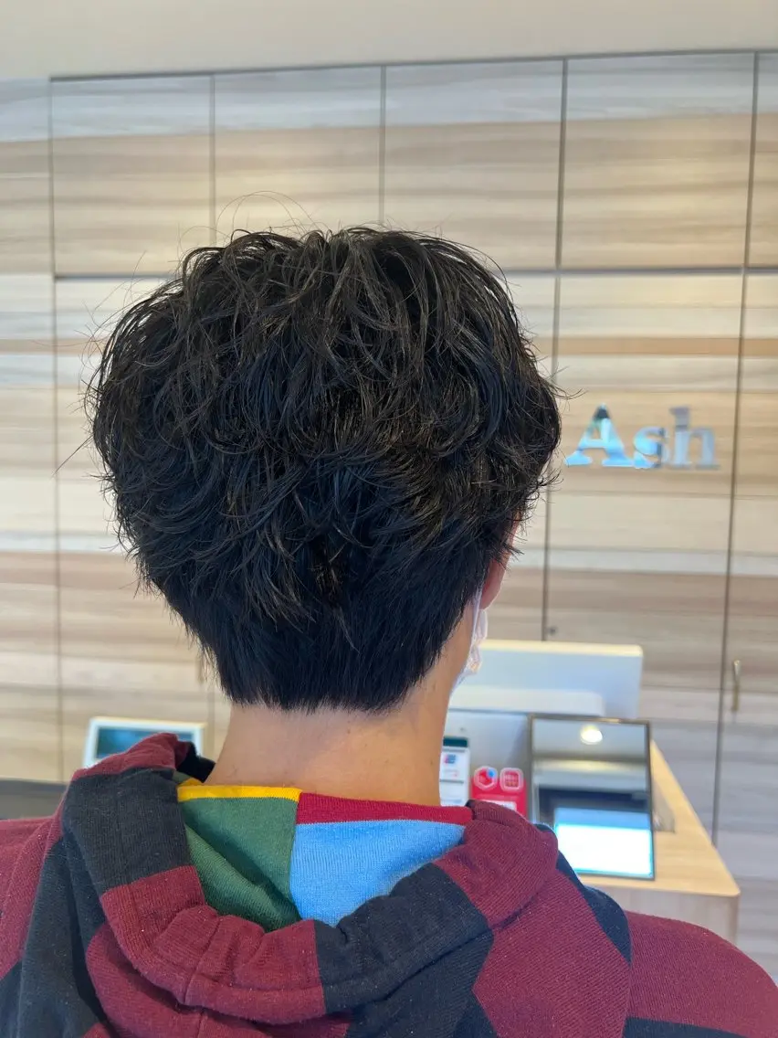 「ゆるっとふわっと無造作に決まる!🕶✨️」カット✂️+シャドウパーマ🌕の写真