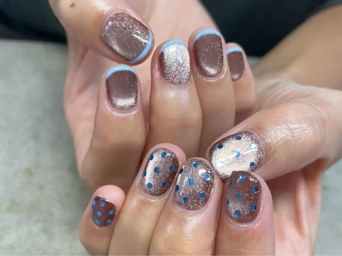 ネイル 🎀mahiro🎀 ワンホンネイルのネイルデザイン