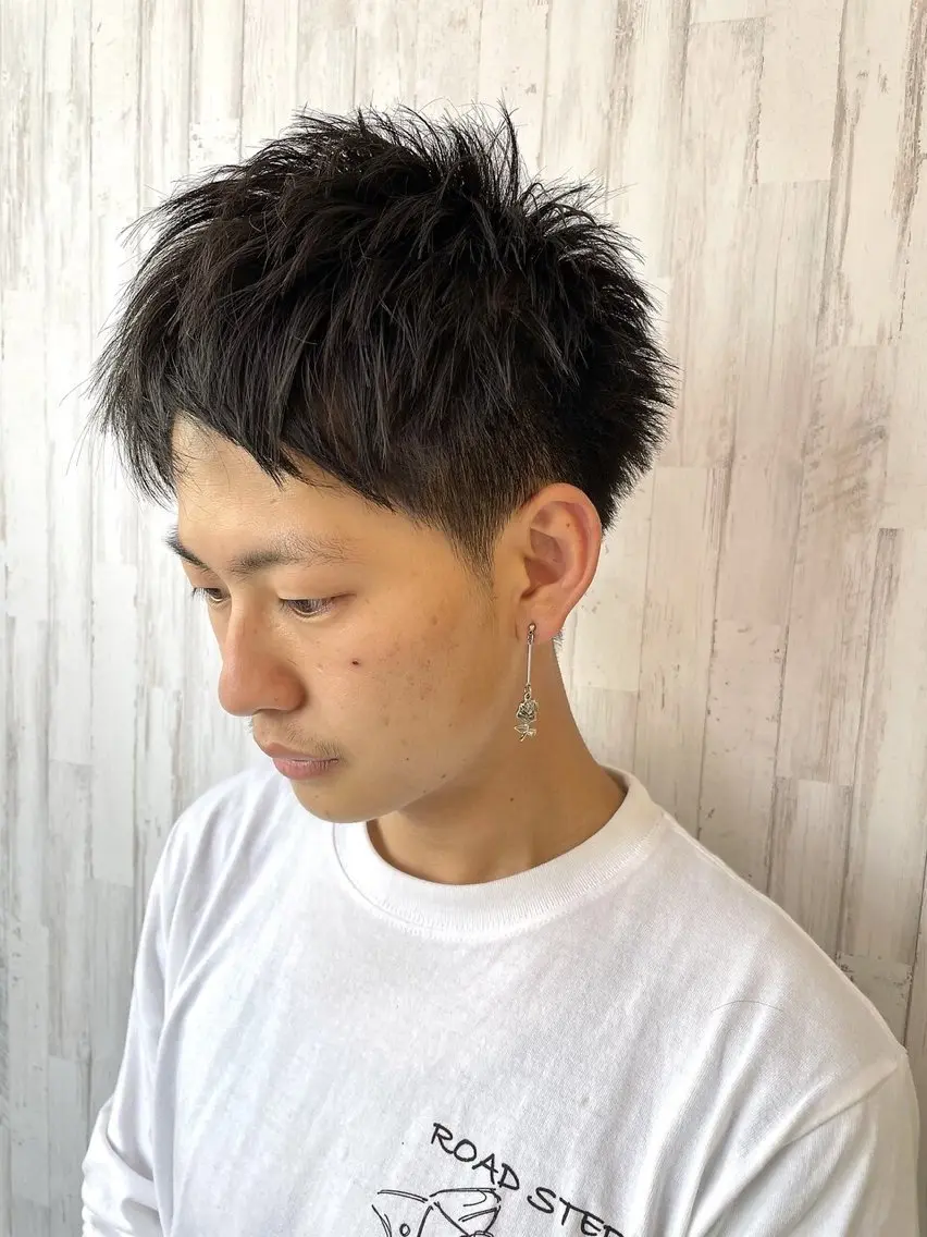 メンズ メンズベリーショート VANCOUNCIL 松本のヘアスタイル