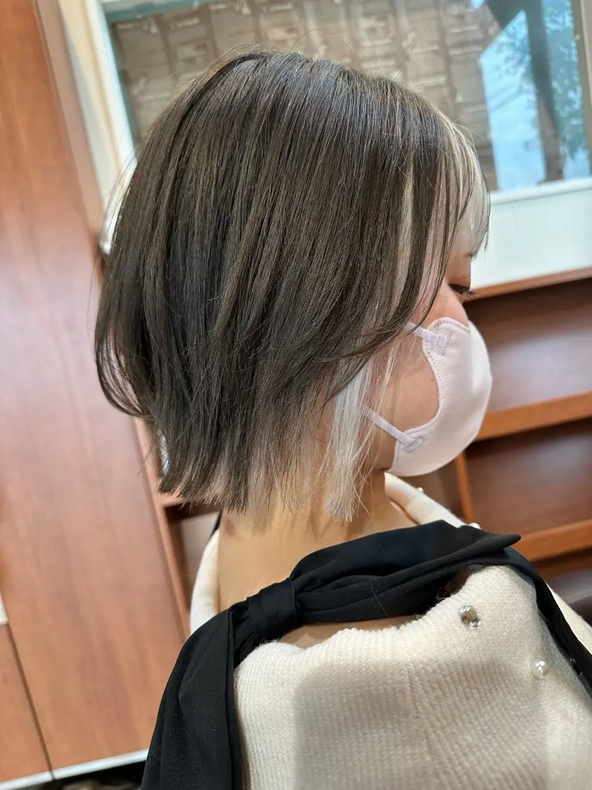 ショート カット ヘアカラー トリートメント 青山 祐一朗のヘアスタイル