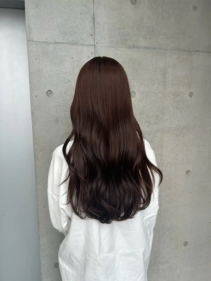 ロング カラー ヘアアレンジ カット ヘアカラー トリートメント ボブ艶モテカラー🫧 カリンのヘアスタイル