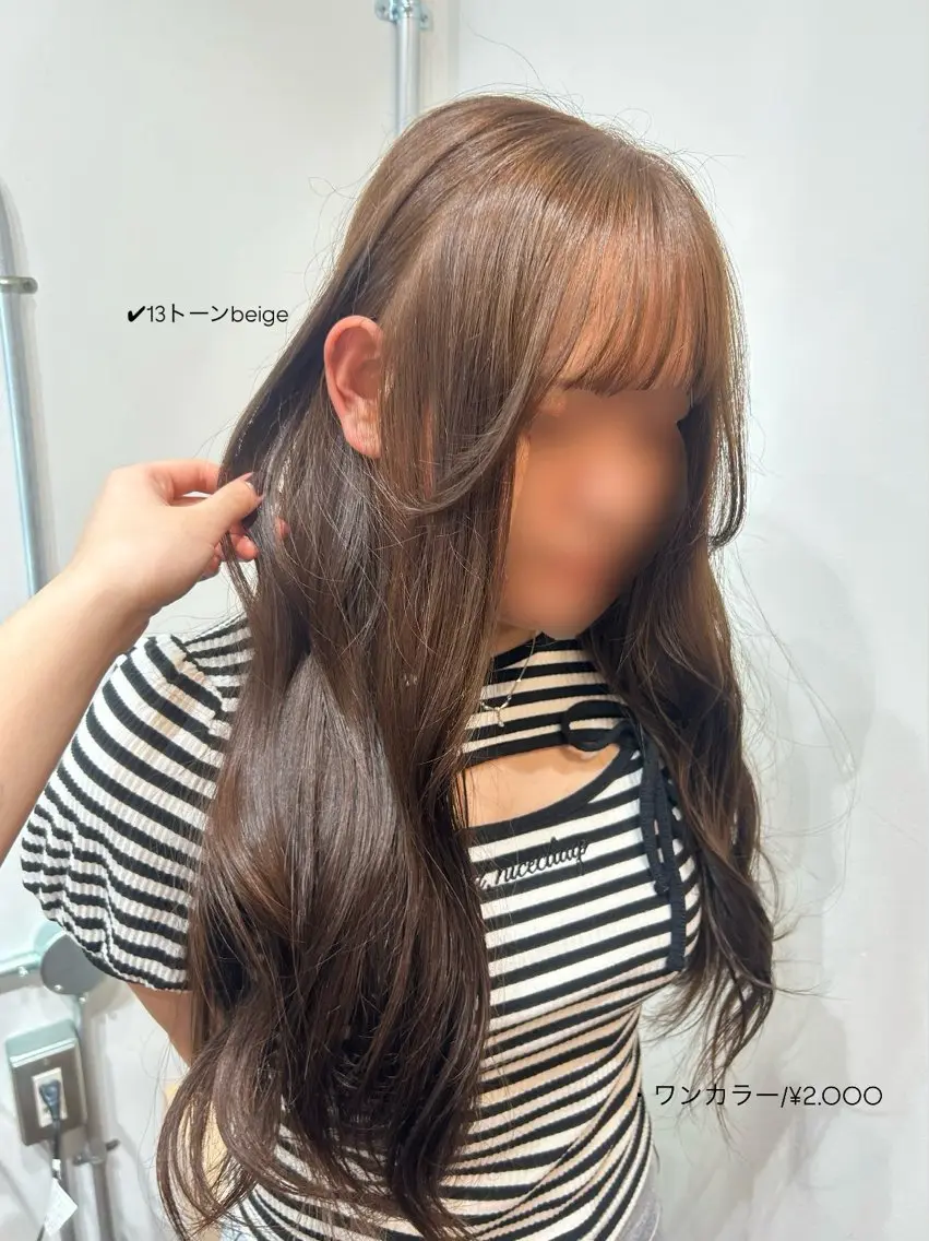 ロング カラー ブリーチ ヘアカラー 佐藤光華/JANU /カラーモデルのヘアスタイル