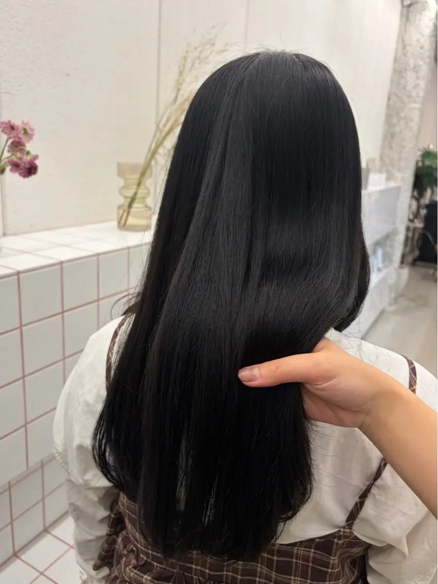 ロング カラー ヘアカラー トリートメント 透明感カラー/名古屋 /栄/木下奈々望のヘアスタイル