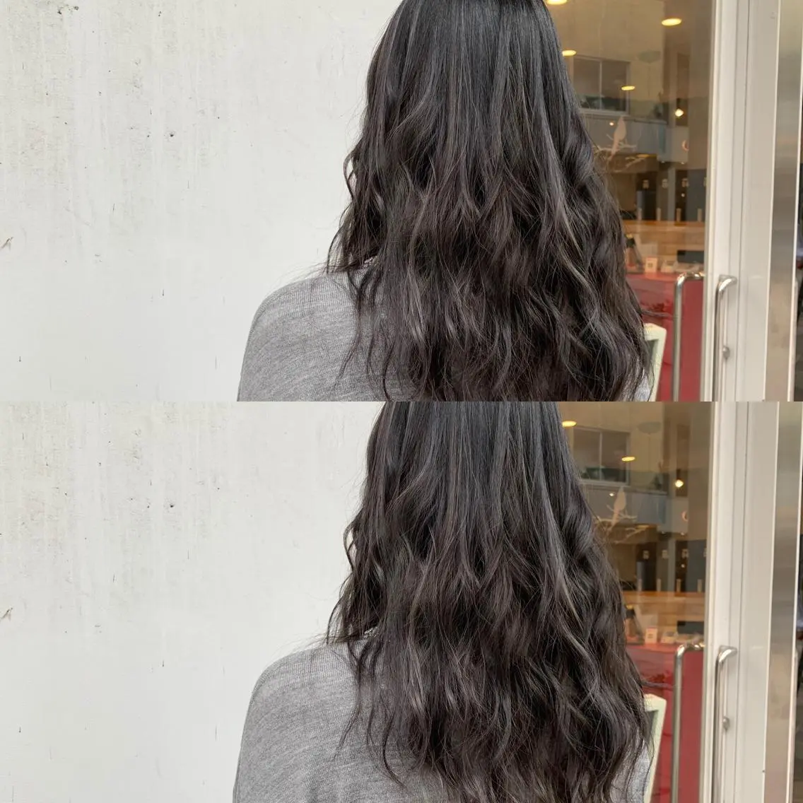 ロング カラー ヘアアレンジ ハイライトカラー ハイライト 中門 玲那のヘアスタイル