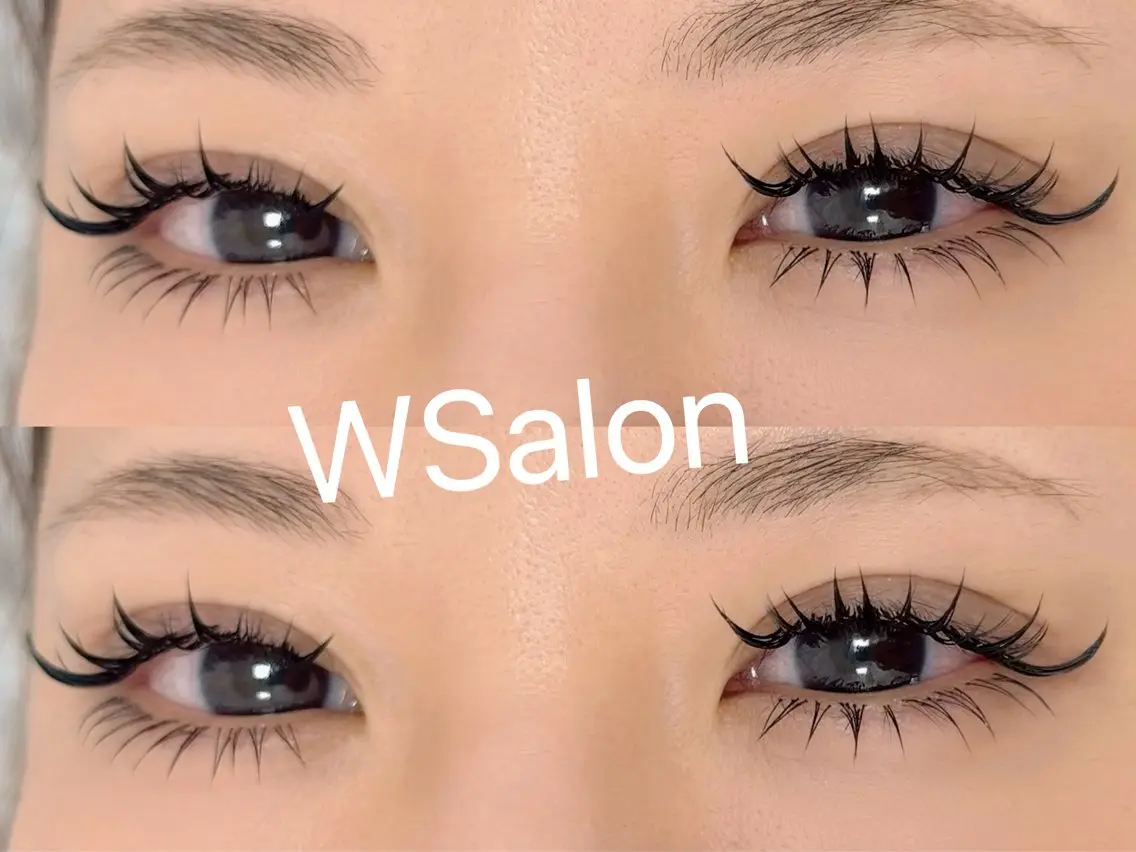 マツエク・マツパ 付け放題 下まつげエクステ ワンホンマツエク W Salon アイラッシュのマツエク・マツパデザイン