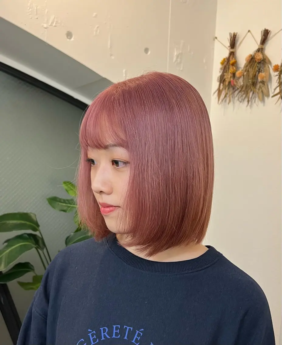 ミディアム MIZUKI 〰️🤍のヘアスタイル