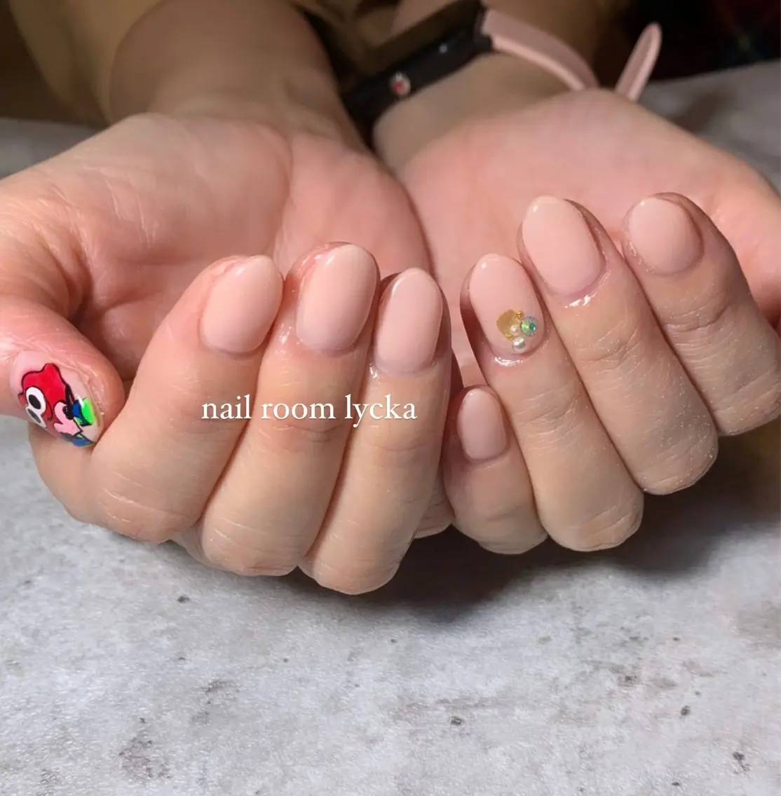 ネイル ネイルルームリッカ 𝐦𝐚𝐲𝐮のネイルデザイン