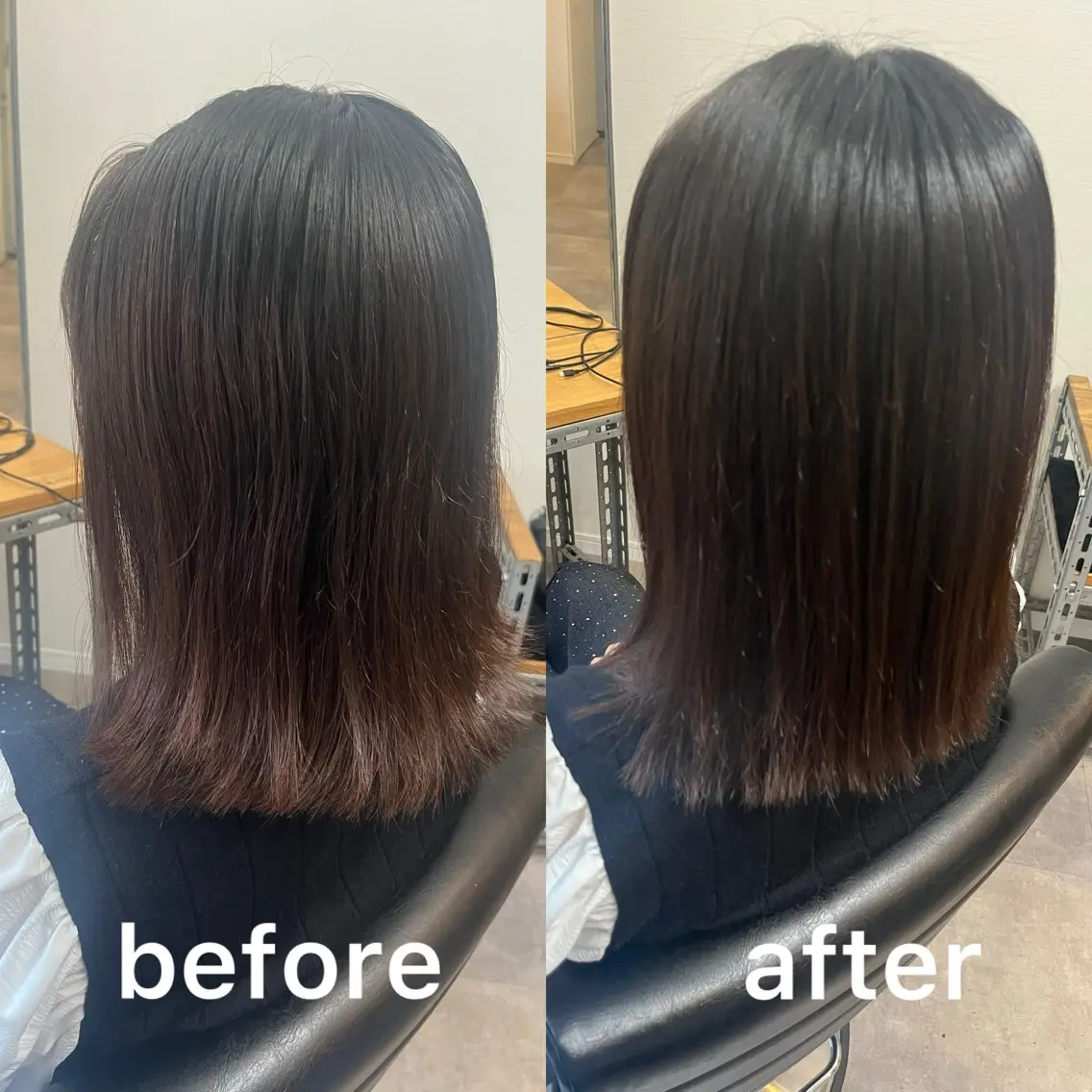 ミディアム カット トリートメント OFF YUYAのヘアスタイル