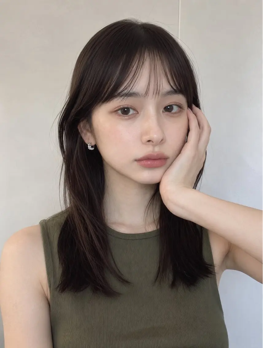 セミロング カット LITTLE CLOSETのヘアスタイル