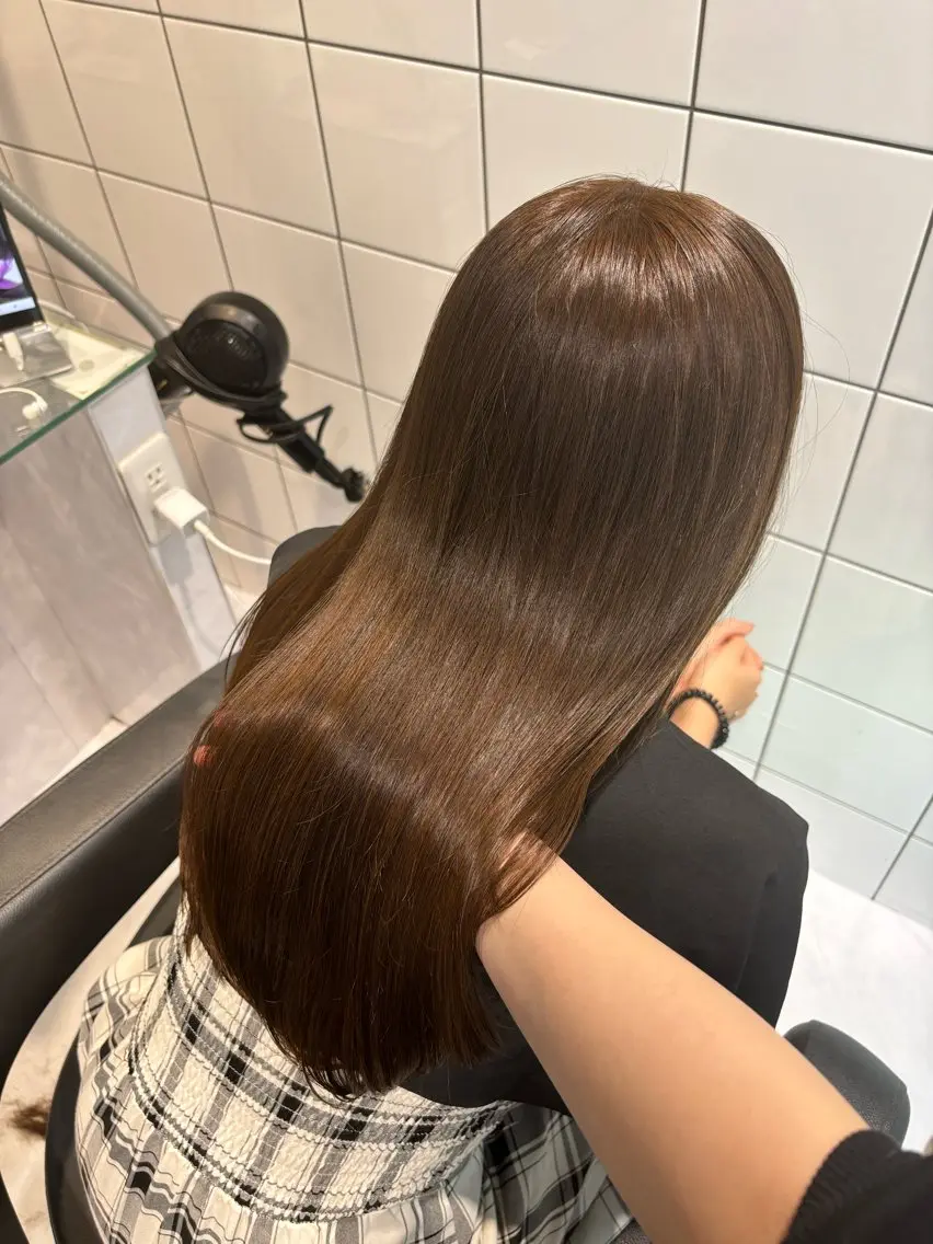 ロング カラー ケアカラー ロング カット パーマ 🐺韓国風メンズ特化 あさひ🐺のヘアスタイル