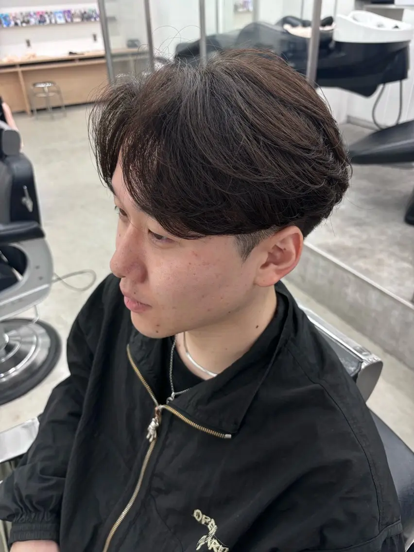 パーマ メンズ カット 縮毛矯正 土岐/メンズ専門 パーマ特化美容師🔥のヘアスタイル