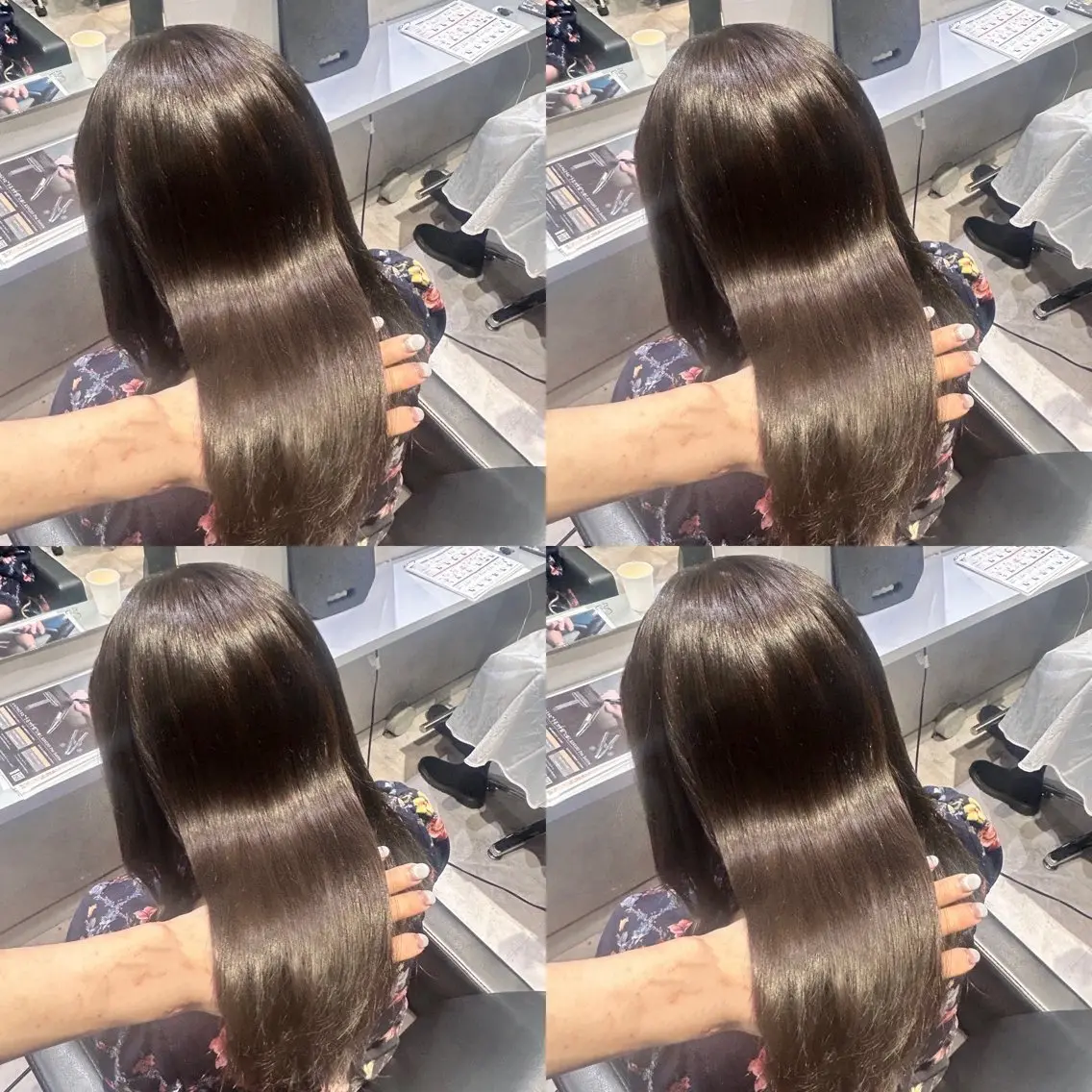 ロング カラー ヘアカラー トリートメント 艶髪×透明感カラー 海夏のヘアスタイル
