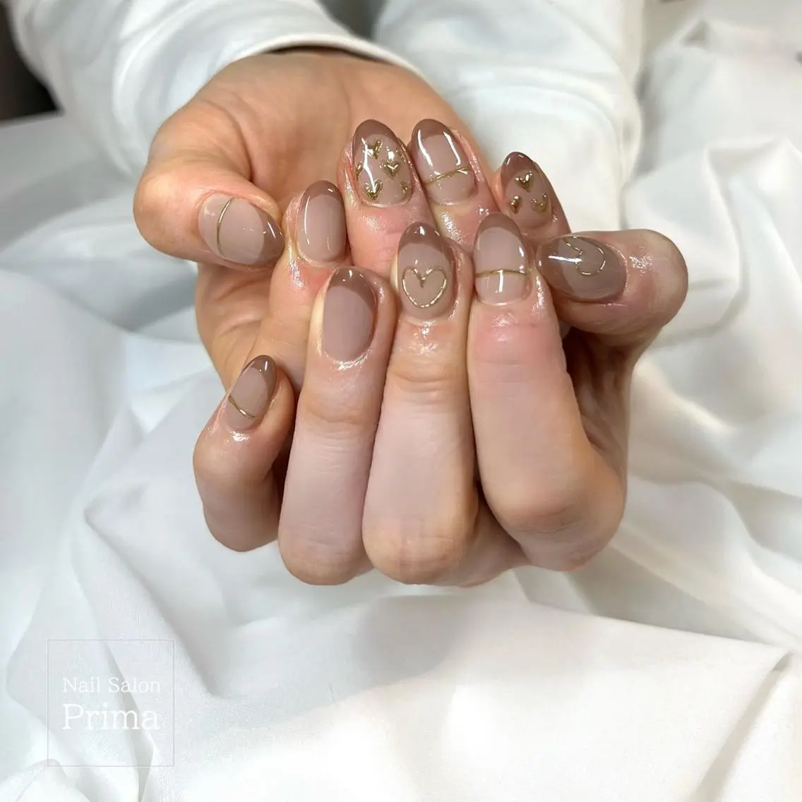 ミディアム ネイル SalonPrima 西院Nail&Eyeのネイルデザイン