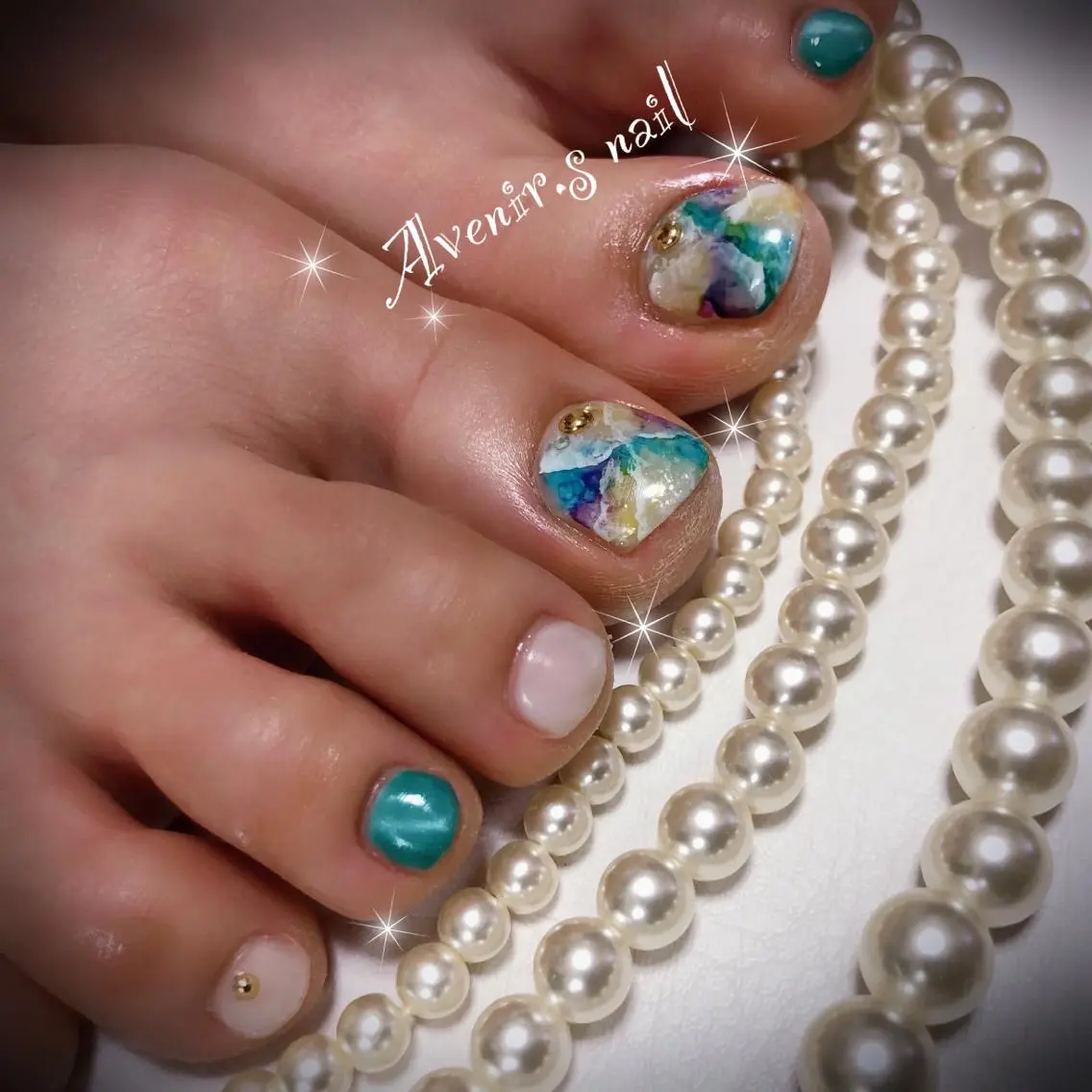 ネイル フットネイル Home Salon Avenir.のネイルデザイン