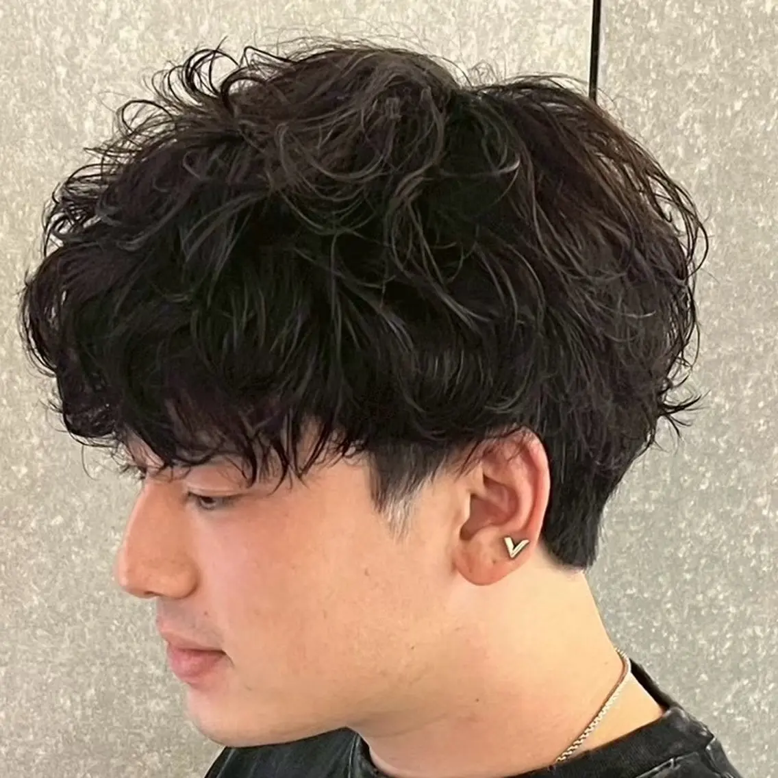 パーマ メンズ 【束感セット】 あおいのヘアスタイル