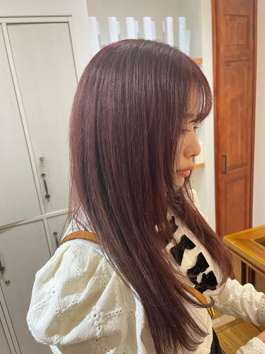 セミロング カラー アッシュ ラベンダーカラー ラベンダーアッシュ ヘアカラー 🌈透明感カラー🌈 🌟吉田祐介🌟のヘアスタイル