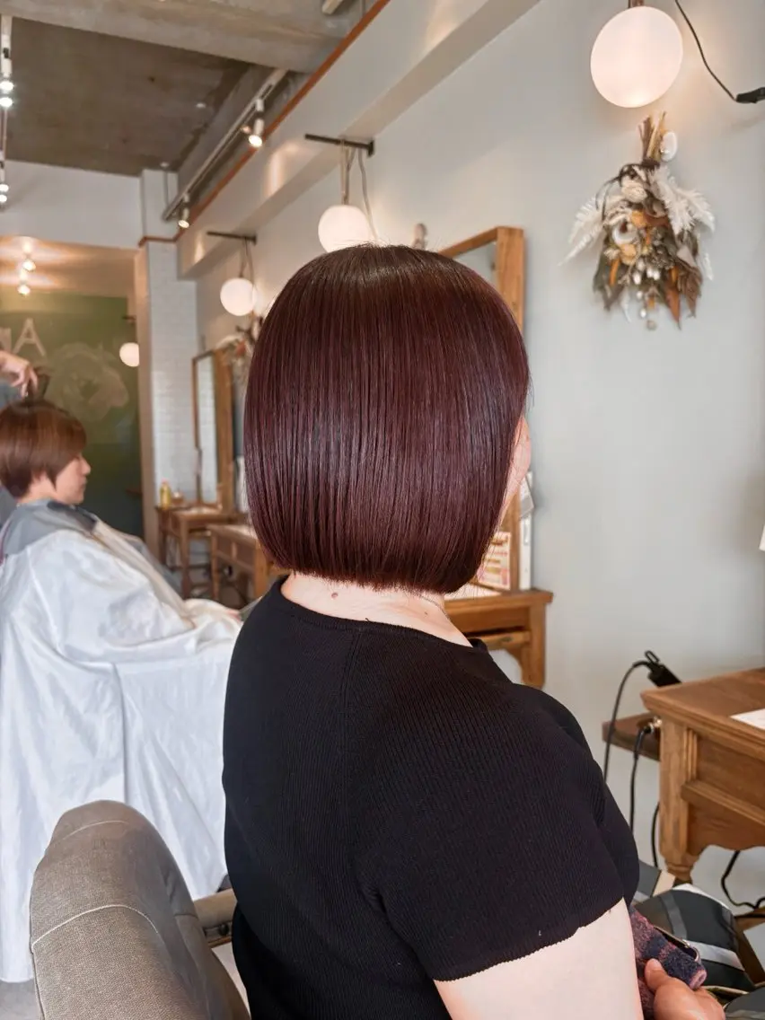 カラー ヘアカラー トリートメント 上野 稀美のヘアスタイル
