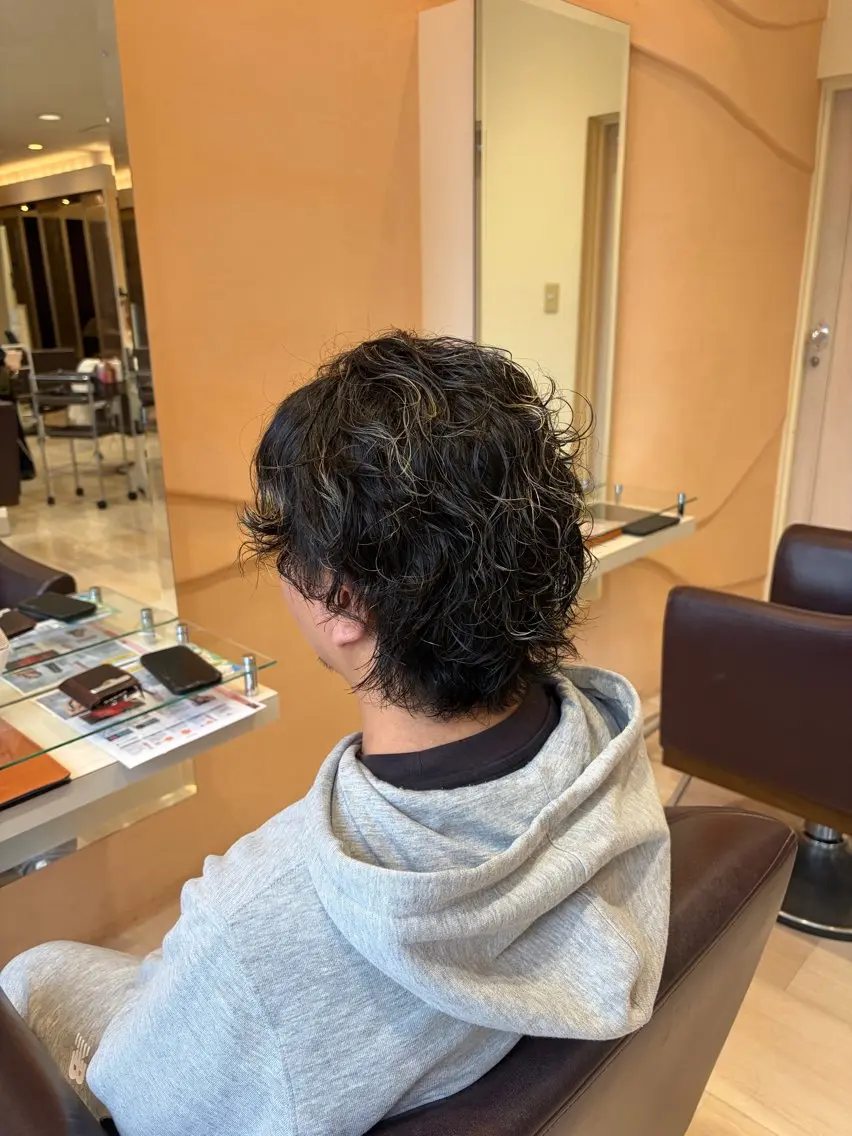 パーマ メンズ メンズパーマ 神山 海里のヘアスタイル