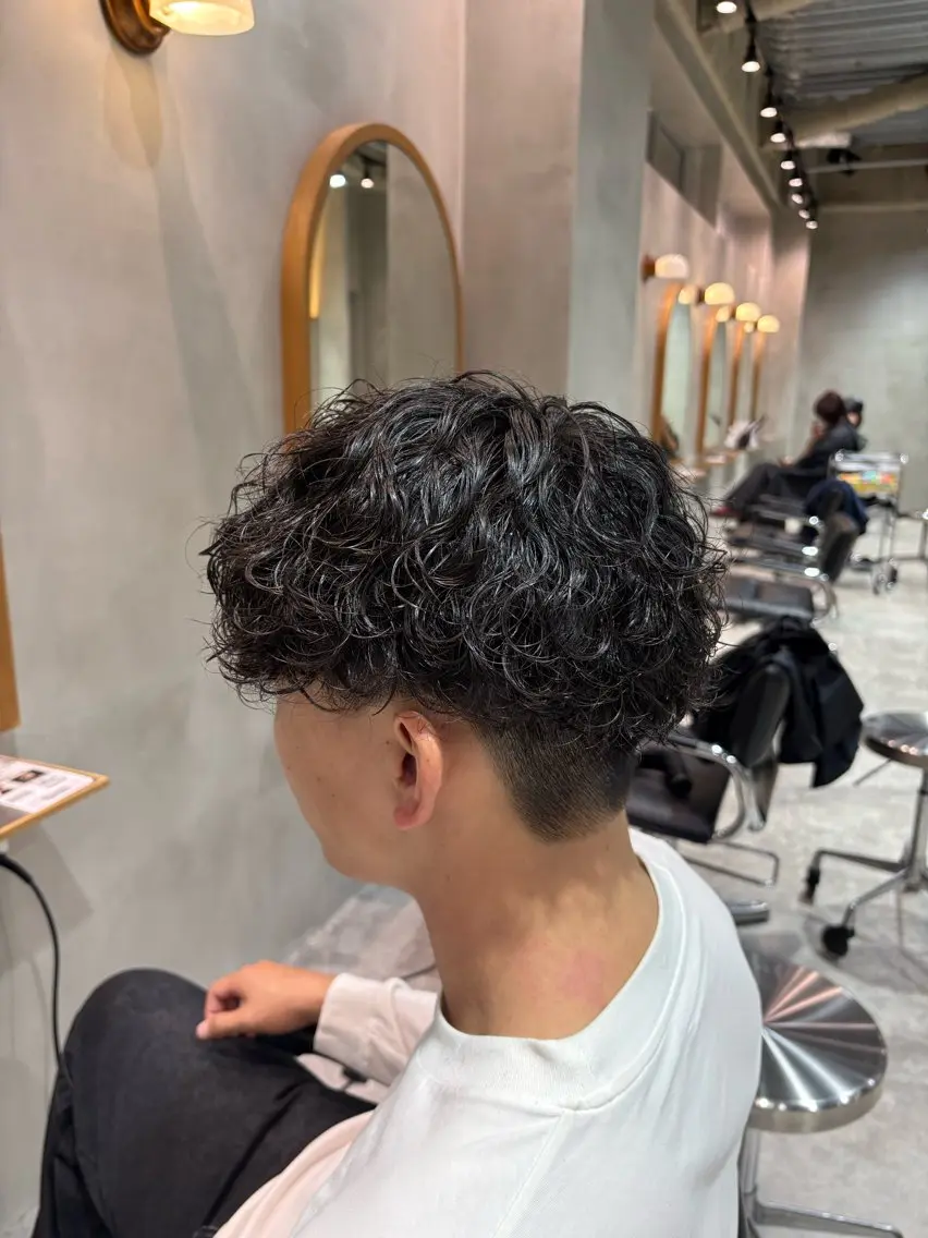 パーマ メンズ カット パーマ fifth 清水睦月のヘアスタイル