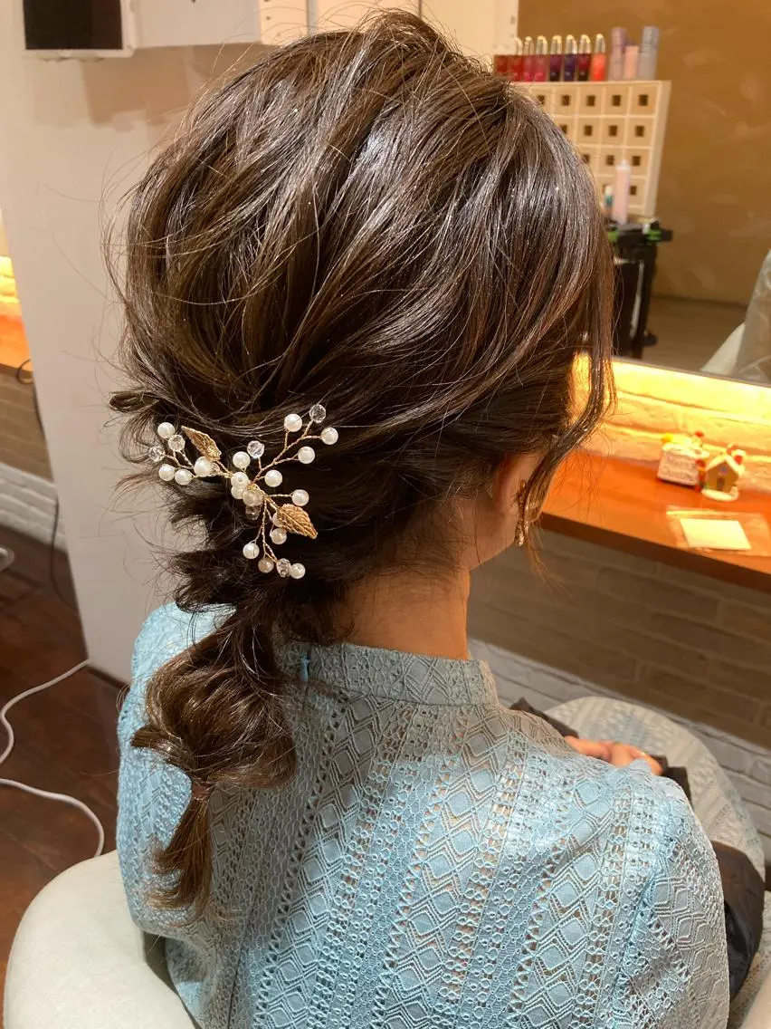ヘアセット￥6600🤵‍♀️の写真