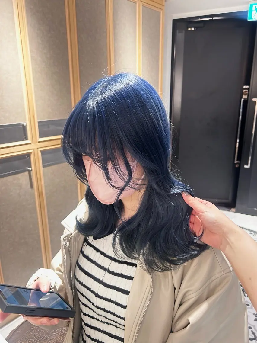 カラー ヘアカラー トリートメント ヘッドスパ ヘアセット miko🪽地毛風/ ハイトーン/レイヤーのヘアスタイル