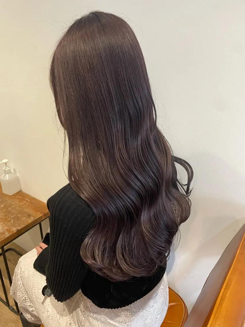 ロング カラー ヘアアレンジ ヘアカラー トリートメント coco♡ 韓国hairのヘアスタイル