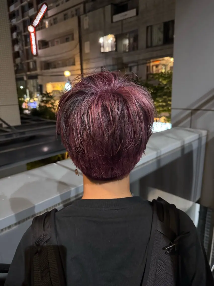 メンズ ヘアカラー トリートメント 河野 悠のヘアスタイル